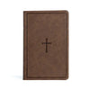 CSB Large Print Personal Size Reference Bible, Brown Leathertouch, Indexed - Imitation Leather