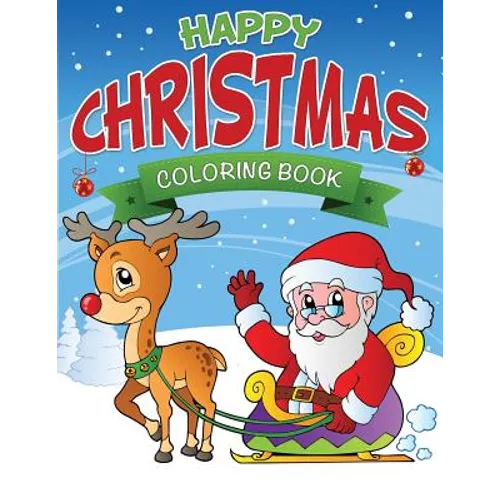 Happy Christmas Coloring Book - Paperback