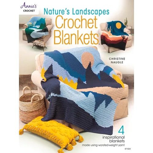 Nature's Landscapes Crochet Blankets - Paperback