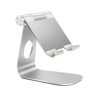 Buy silver Tablet Stand Adjustable Desktop Holder Dock