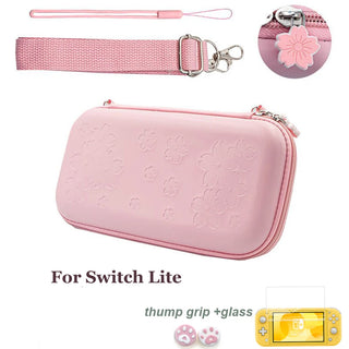 Buy pink-for-switch-lite Waterproof Pouch Case Storage Cover Box for Nintendo Switch Console