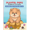 Playful Pups, 30 Breeds of Cute Puppies: Coloring Book for Kids Ages 4-8 - Paperback