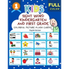 Sight Word Kindergarten and First Grade Colorful Picture Flash Cards English German: Learning to read basic vocabulary card games. Improve reading com - Paperback