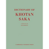 Dictionary of Khotan Saka - Paperback