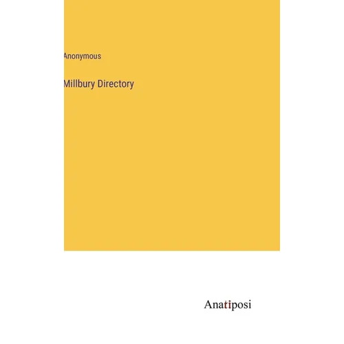 Millbury Directory - Hardcover