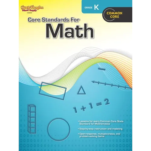 Core Standards for Math Reproducible Grade K - Paperback