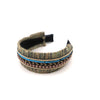Boho Raffia Pearl Decor Headband HB2417-25 (12PC)