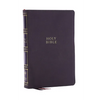 Nkjv, Compact Center-Column Reference Bible, Gray Leathersoft, Red Letter, Comfort Print - Imitation Leather