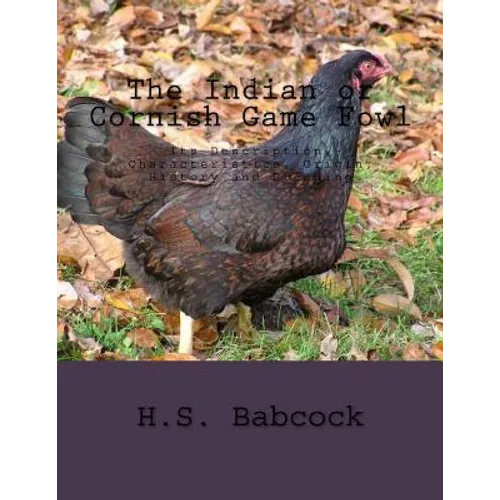 The Indian or Cornish Game Fowl: Its Description, Characteristics, Origin, History and Breeding - Paperback