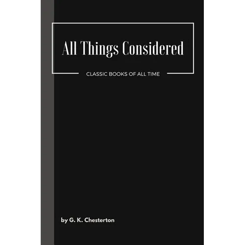 All Things Considered - Paperback