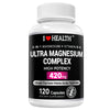 5-in-1 Magnesium Complex + Vitamin B6 Supplement - 420MG - High Absorption Magnesium Supplement for Sleep, Nerves, Muscles, Bones, 120 Capsules