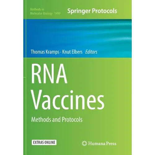RNA Vaccines: Methods and Protocols - Paperback
