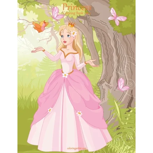 Princess Coloring Book 1 & 2 - Paperback