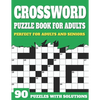 Crossword Puzzle Book For Adults: Large Print Crossword Puzzles For Senior Parents And Grandparents With Solutions To Enjoy Sunday Time - Paperback