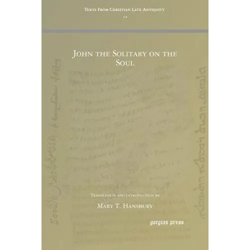 John the Solitary on the Soul - Paperback