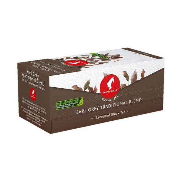 Julius Meinl Earl Grey Traditional Blend Black Tea Bags 25ct