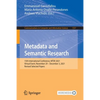 Metadata and Semantic Research: 15th International Conference, Mtsr 2021, Virtual Event, November 29 - December 3, 2021, Revised Selected Papers - Paperback