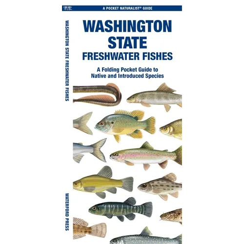 Washington State Freshwater Fishes: A Folding Pocket Guide to Native and Introduced Species - Paperback