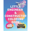 Little Engineer & Constructor Coloring Book: Cars Planes Ships For Preschool And Elementary Children Activity Book - Paperback