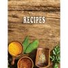 Low Vision Recipe Book Large Print With Bold Lines: Personal Cookbook With High Contrast Black Print on White Paper for Visually Impaired - Paperback