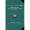 English-Sulu-Malay Vocabulary: With Useful Sentences, Tables, Etc. (1893) - Hardcover