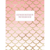 Composition Notebook: Wide-Ruled Coral Mermaid Style Fish Scale Design - Paperback