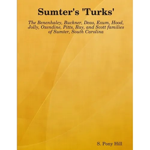 Sumter's 'Turks' - Paperback