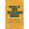 Syntax of New Testament Greek - Paperback
