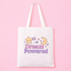 Kawaii "Dream Powered" Slumber Party Tote Bag