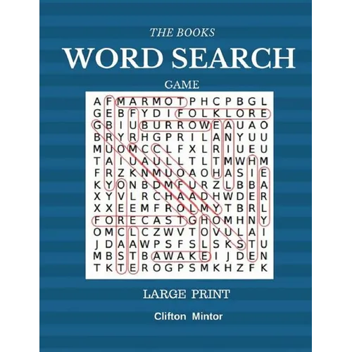 The Books Word Search Game Large Print: Word Search 50 Puzzles Large Print - Paperback