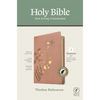 NLT Thinline Reference Bible, Filament Enabled Edition (Red Letter, Leatherlike, Pink, Indexed) - Imitation Leather