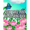 Adult Large Print Big Coloring Book - Paperback