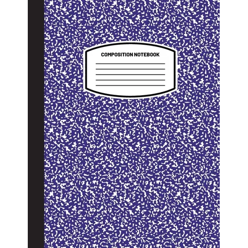 Classic Composition Notebook: (8.5x11) Wide Ruled Lined Paper Notebook Journal (Navy Blue) (Notebook for Kids, Teens, Students, Adults) Back to Scho - Paperback