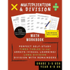Multiplication & Division: Math Workbook For Grades 3-5 - 0-15 Times Tables, Multiplication Arrays, Long Division & Using Remainders (Ages 8-11) - Paperback