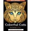 Colorful Cats: Adult Coloring Book: A Stress Relieving Cat DesignS for Kid and Adult - Paperback