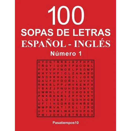 100 Sopas de letras Español - Inglés - N. 1 - Paperback
