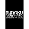 Sudoku: Hard Level for Adults - All 9*9 Hard 158+ Sudoku - Pocket Sudoku Puzzle Books - Sudoku Puzzle Books Hard - Large Print - Paperback