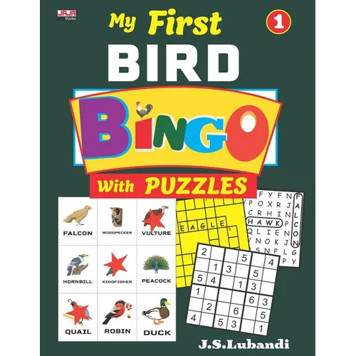 My First BIRD BINGO with PUZZLES, Vol.1 - Paperback