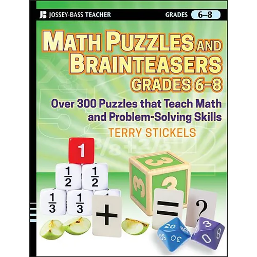 Math Puzzles & Brainteasers, 6-8 - Paperback