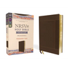 Nrsvue, Holy Bible with Apocrypha, Personal Size, Leathersoft, Brown, Comfort Print - Imitation Leather