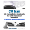 CSP Exam Self-Practice Review Questions for the Safety Professional Examination: 2014 Edition (with 180+ questions) - Paperback