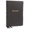 KJV Holy Bible: Large Print Thinline, Black Genuine Leather, Red Letter, Comfort Print: King James Version - Leather