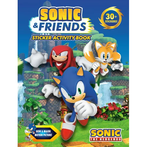 Sonic & Friends Sticker Activity Book - Paperback