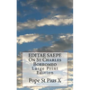 EDITAE SAEPE On St Charles Borromeo: Large Print Edition - Paperback