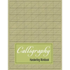 Calligraphy Handwriting Workbook: Practice Paper Slanted Grid - Green - Paperback
