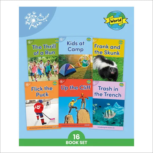 Phonic Books Dandelion World Stages 8-15 (Words with Four Sounds CVCC) - Paperback