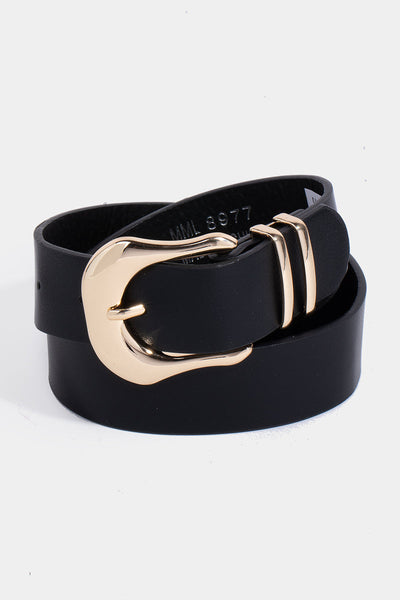Classic Vegan Leather Belt