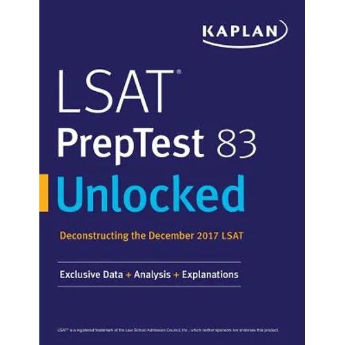 LSAT PrepTest 83 Unlocked: Exclusive Data + Analysis + Explanations - Paperback