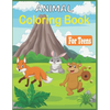 Animal Coloring Book For Teens: 45 Stress Relieving cute animal designs to color - Paperback
