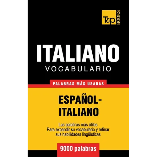 Vocabulario español-italiano - 9000 palabras más usadas - Paperback